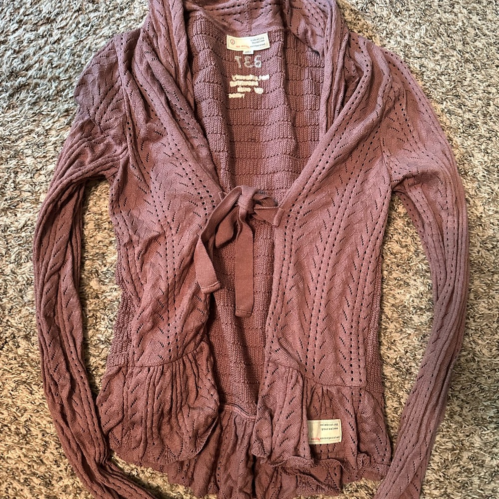 Odd Molly sweater in a rose pink color.